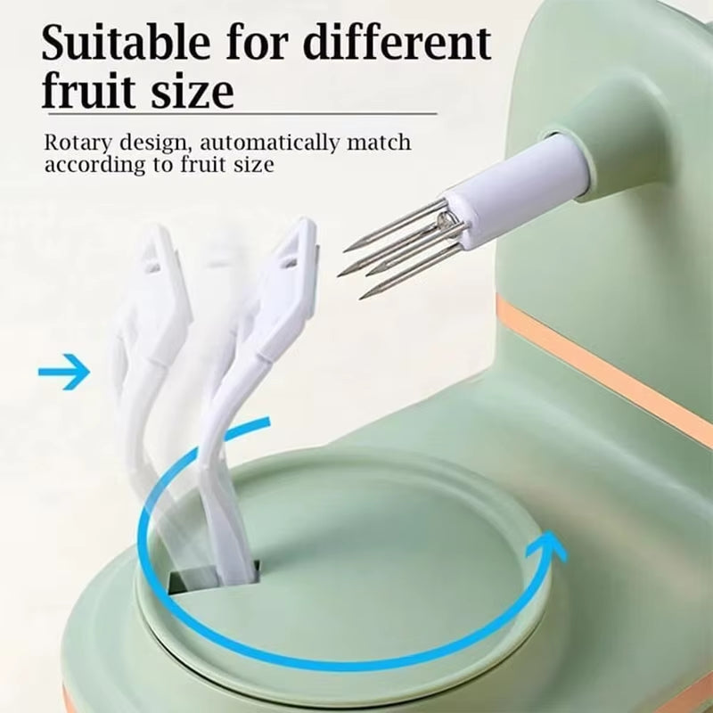 Hand Crank Fruit Peeler +Fruit Divider Corer Cutter Multifunctional Portable Lazy Household Apple Pear Peeler Kitchen Tool